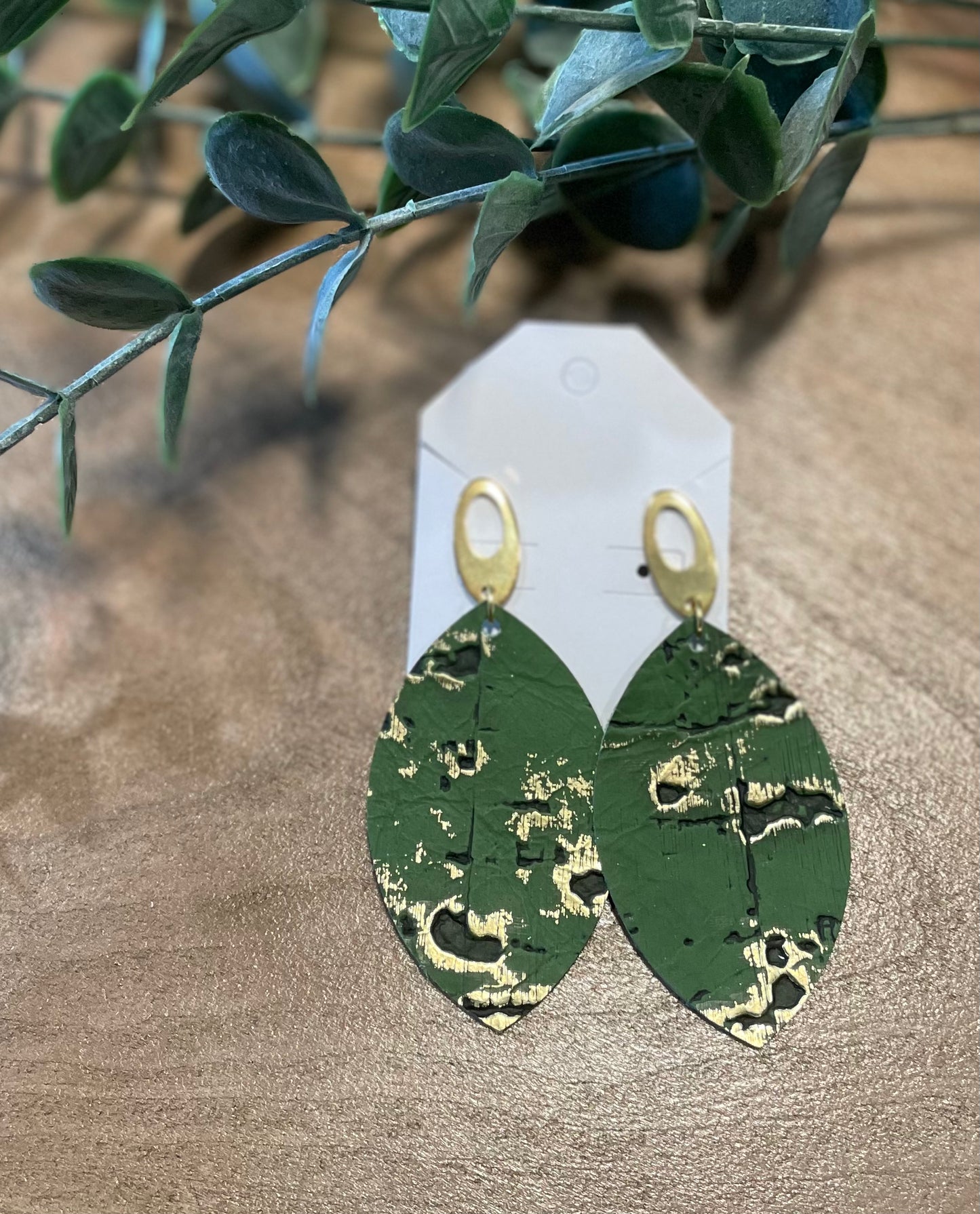 Gilded Forest Drop Earrings