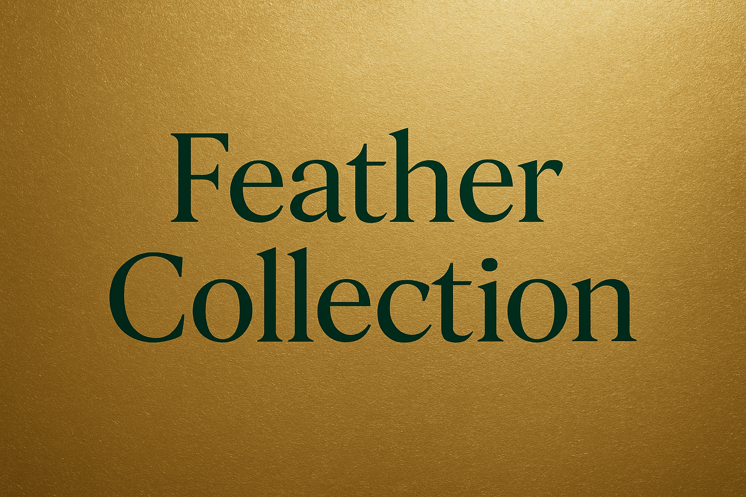 Feather earring collection