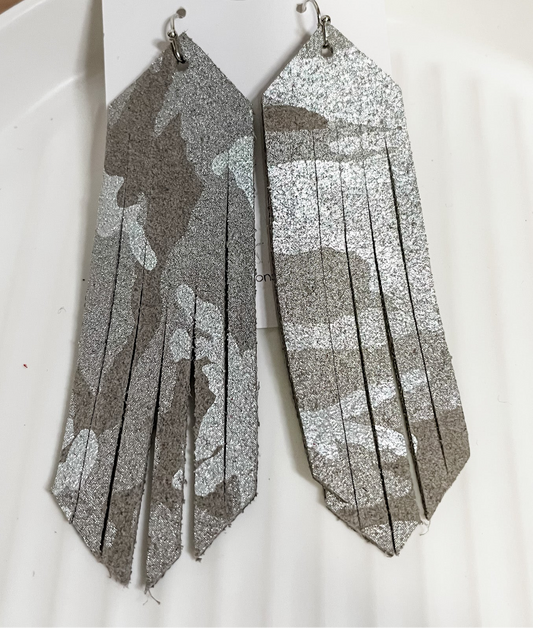 Gray Camo Fringe