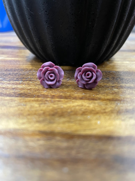 Purple Rain Rose Stud
