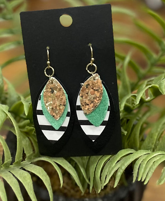 Mint To Be Leaf Earrings