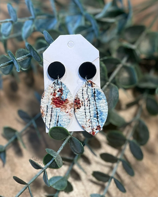 Weathered Fall Drop Earrings