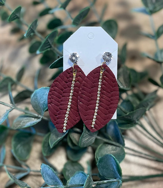 The Sophie Leather Earring